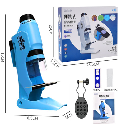Title 3, Childrens Portable Optical Handheld Microscope...