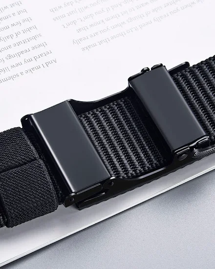 Mens Automatic Nylon Belt Male Army Tactical Belt for Man... - 3