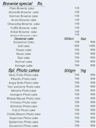 Cake Point 24X7 menu 1