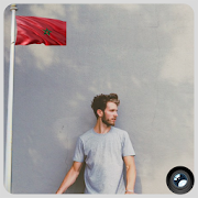 Morocco Flag In Your picture : Photo Editor  Icon