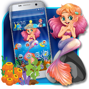 Download Cute Mermaid Ocean Theme For PC Windows and Mac