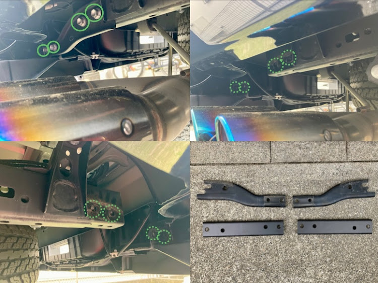 ハイラックスのGarage Miniz・ボディーリフト・2インチボディリフト・電動格納ステップ・MS614-0K001に関するカスタム事例の投稿画像8枚目