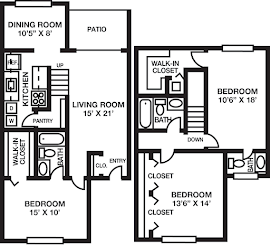 3 Bed 2.5 Bath