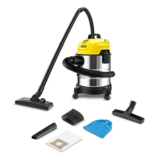 Máy hút bụi đa năng khô và ướt Karcher WD 1s Classic công suất 1300W dung tích 18 lít thép không gỉ