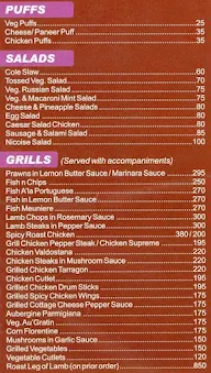 The Feast India Company menu 1
