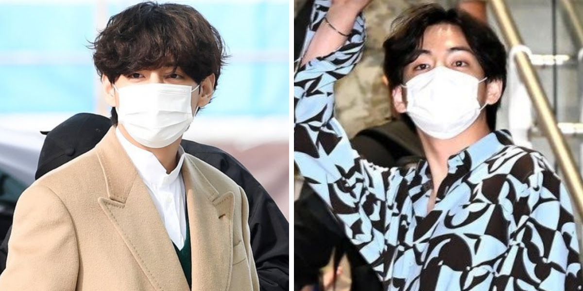 BTS's V Rocks An Exclusive, Unreleased Outfit From Louis Vuitton At The  Airport - Koreaboo