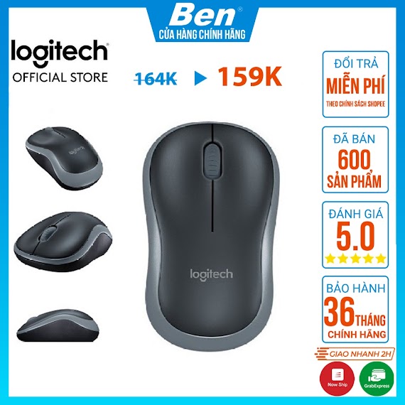 Chuột Máy Tính Logitech B175 Cho Laptop Chính Hãng Logitech Bh 36T