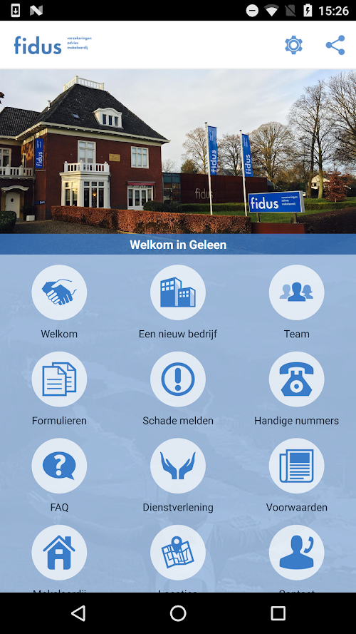 Android application Fidus screenshort