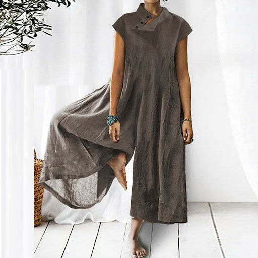 Title 1, Elegant Womens Long or Short Sleeved Jumpsuit