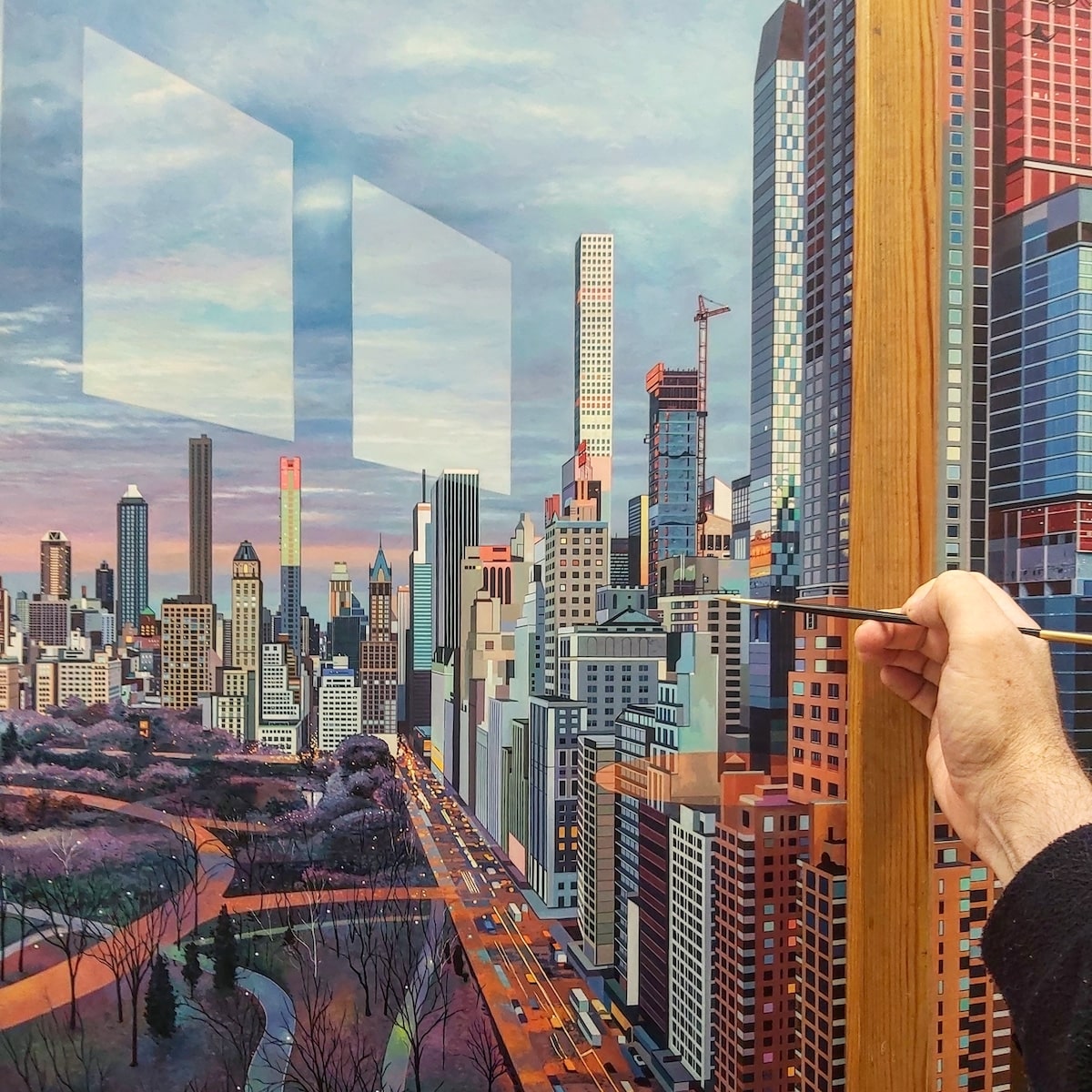 Hyperrealistic Cityscape Paintings by Nathan Walsh