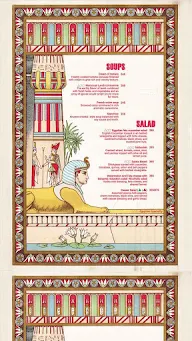 The Cairo Tales menu 1