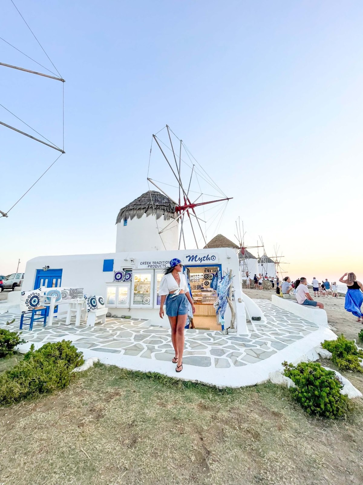 1 day in Mykonos, Windmills of Mykonos, Greece