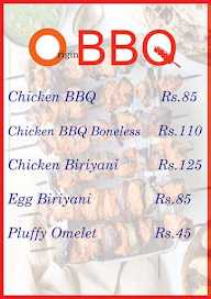 Origin Bbq menu 1