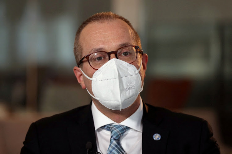 World Health Organization’s regional director for Europe Hans Kluge. Picture: JOHANNA GERON/REUTERS