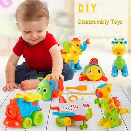 Title 1, Disassembly Assembly Blocks Toys DIY Motorcycle...