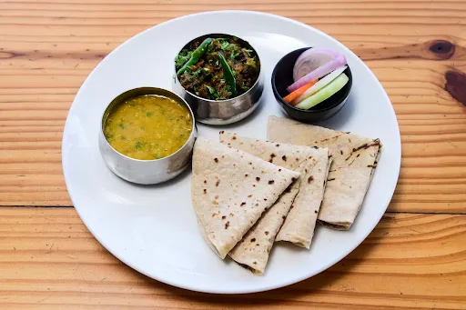 Bhindi Masala With 5 Roti