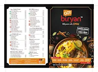 Go Biryan menu 1