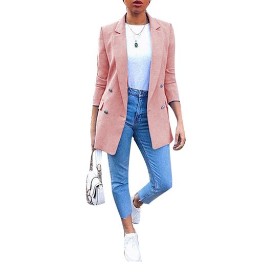 Title 12, Fashion Lappel Cardigan Media Temperamento Capo...