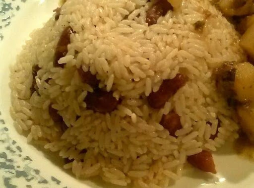 Jamaican Red beans and rice...mmmm 