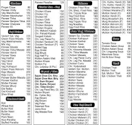 Hotel Vedant menu 2