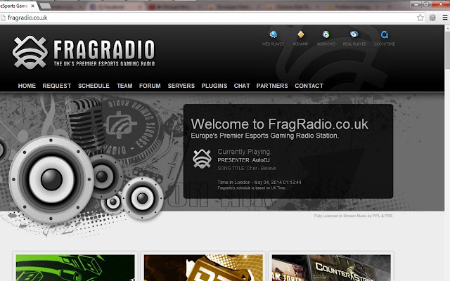 FragRadio WebPlayer