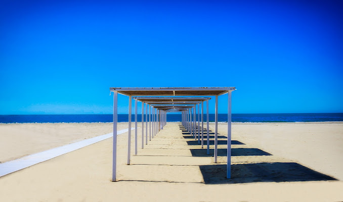 linee su spiaggia di Sil-M