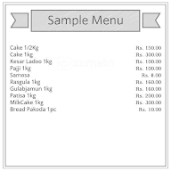 Khaira Dairy And Sweets menu 1