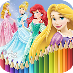 Cover Image of Download How To Color Disney Princess - Coloring Pages 1 APK