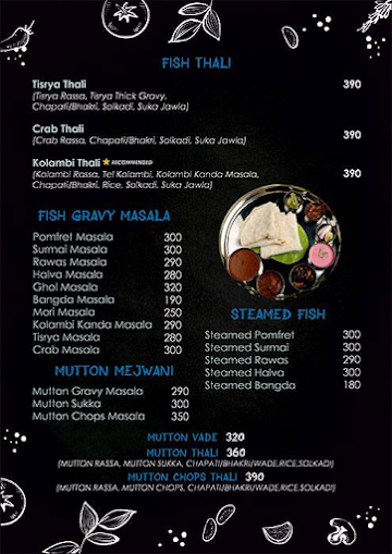 Hodi Sea Food Restuarant menu 