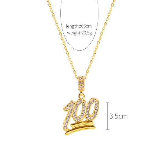 Title 5, European And American Punk Mens Hip Hop Neckla...