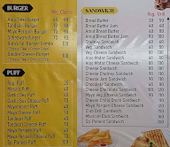 Bala's Food menu 2