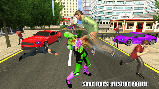 Screenshot Flying Ninja Hero Crime Chase