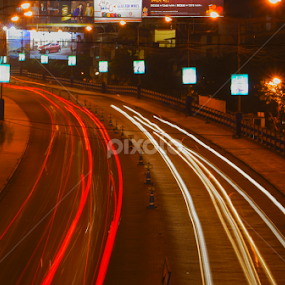 Blazing Trails... by Soumen Das - Novices Only Abstract