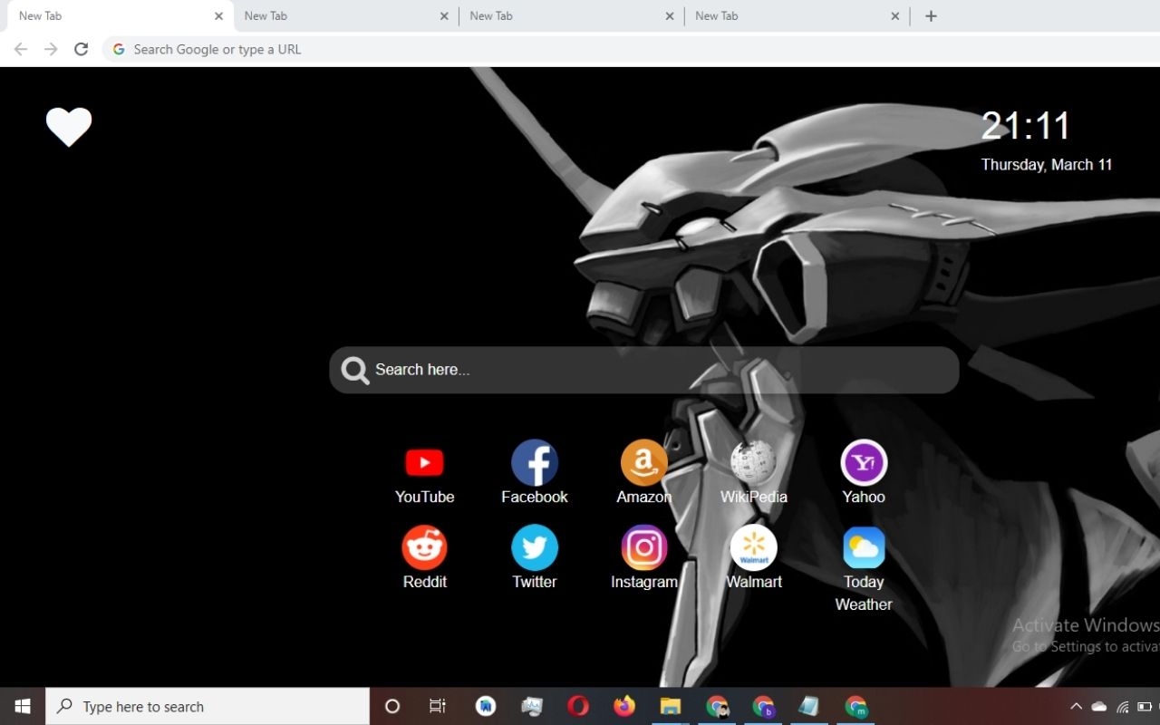 Evangelion Wallpaper New Tab Theme [Install] Preview image 0