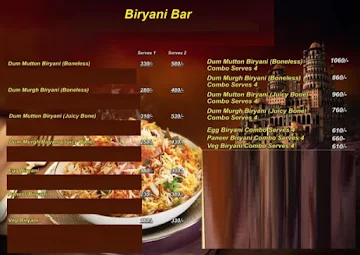 Biryani Bar menu 