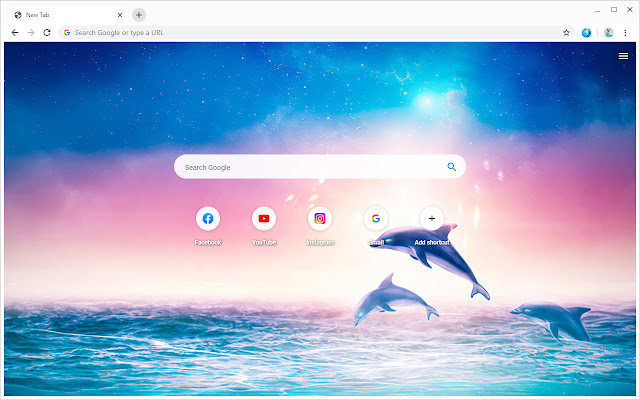 Dolphin Animal Wallpapers New Tab