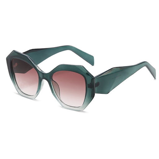 Title 5, Womens Fashion Polygon UV Protection Glasses, ...