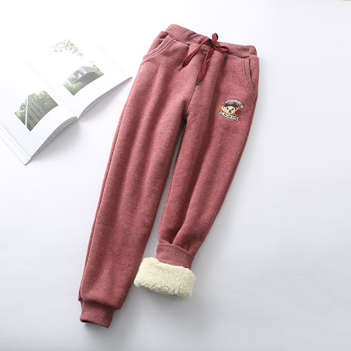 Title 5, Lamb velvet sweatpants trousers Soft and comfor...