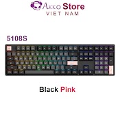 [Mã Elmall5 Giảm 5% Đơn 300K] Bàn Phím Cơ Akko 5108S Black Pink (Hotswap / Rgb / Akko Cs Sw Jelly Black / Pink / Blue)