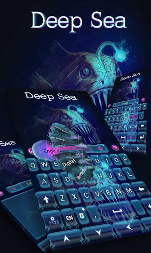 Deep Sea Emoji Keyboard Theme