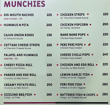 Getserved menu 