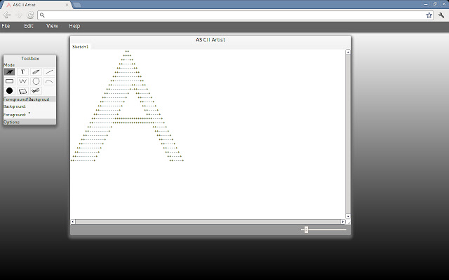 ASCII Artist chrome extension