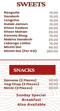 Tuli Sweets & Snacks menu 3