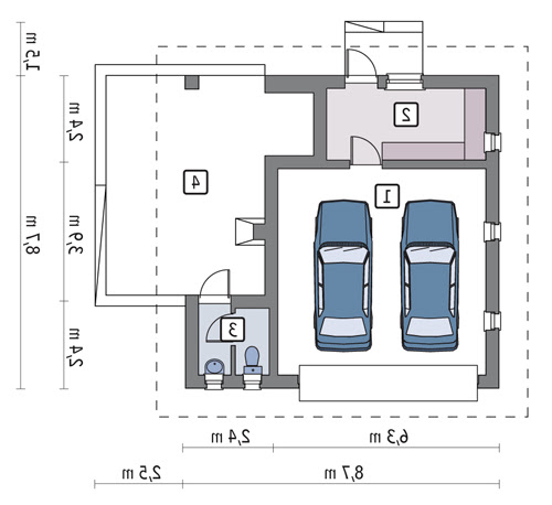 GC56a - Rzut parteru