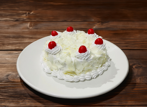 White Forest Cake Eggless