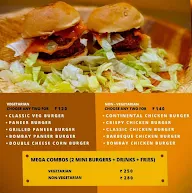 Burger Bites menu 1