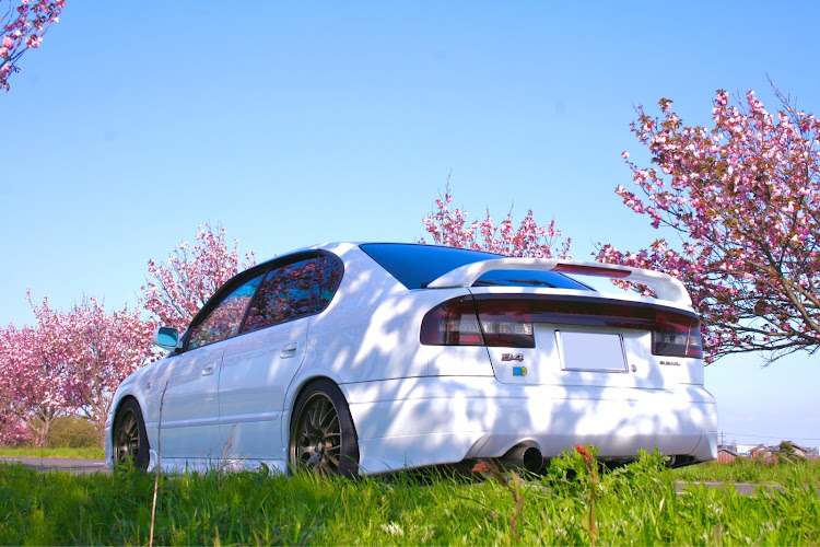 レガシィB4のレガシィBE BH・目指せPickUpCars・ピックアップ一度でも載ってみたい・桜と愛車に関するカスタム事例の投稿画像6枚目