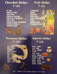 Bombay Shakers menu 1