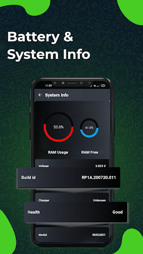 Screenshot Battery Charger Taster: Ampere