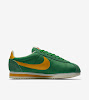 womens classic cortez classic green yellow ochre